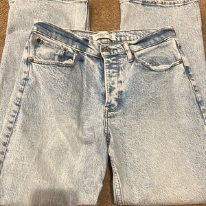 Abercrombie & Fitch Blue Straight Jeans Vintage-Inspired